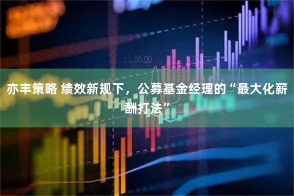 亦丰策略 绩效新规下，公募基金经理的“最大化薪酬打法”